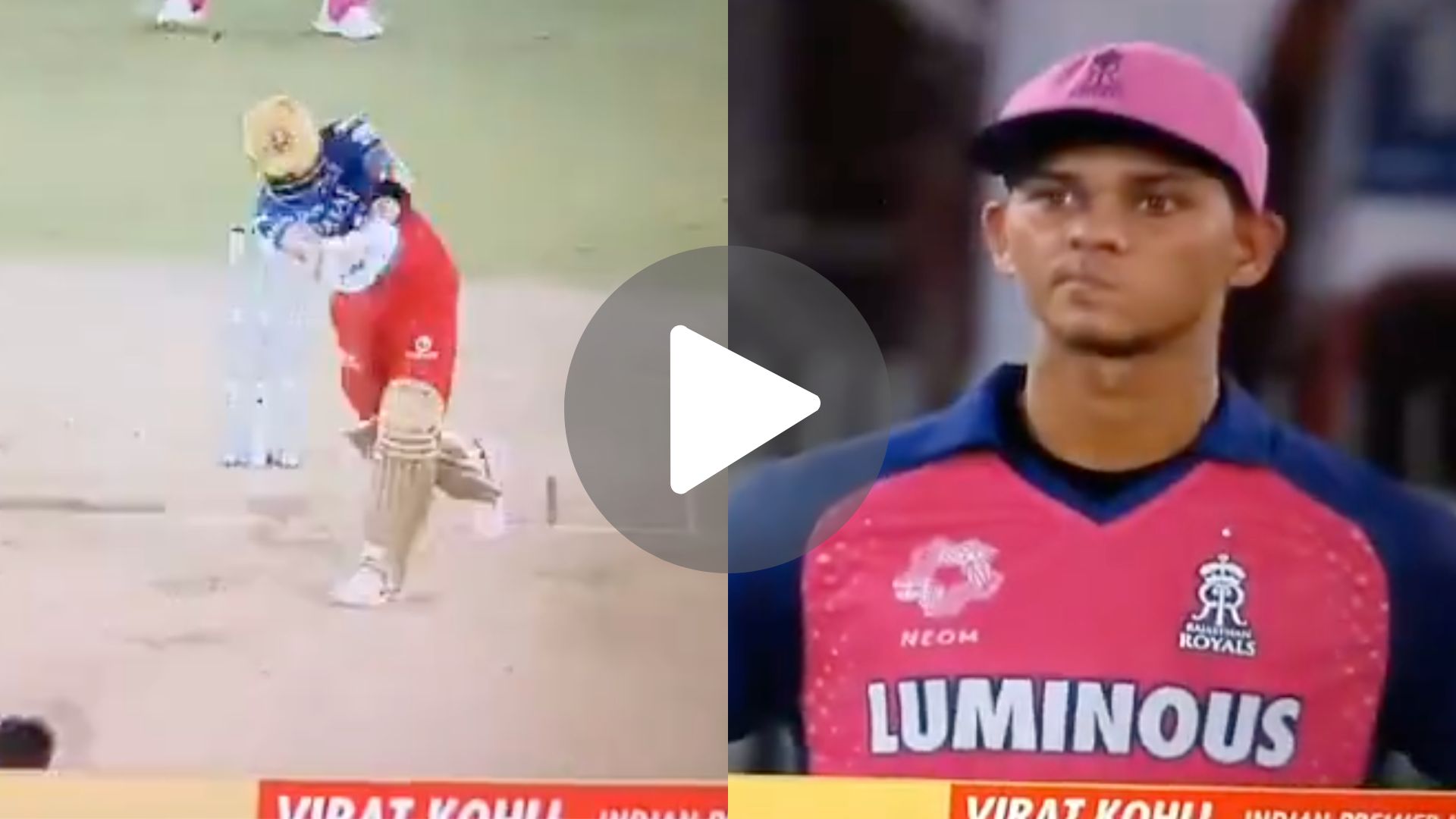 [Watch] Virat Kohli Makes Jaiswal & RR Tensed As He Completes 8000 IPL Runs With Flurry Of Boundaries